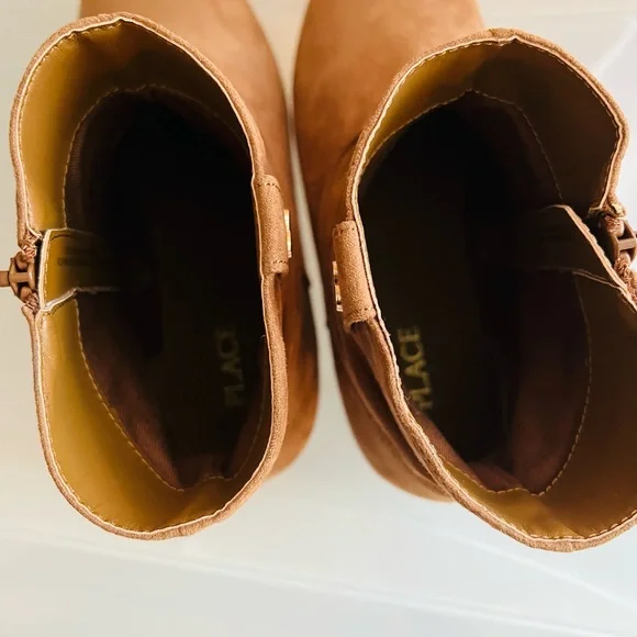 NEW Girls Slouch Bootie - Tan - Picture 6 of 6